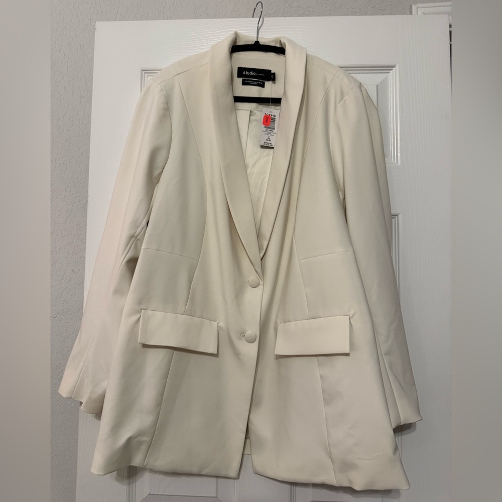 Torrid Cream Women's Blazer